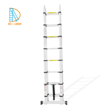 aluminium telescopic ladder with EN131 SGS CE